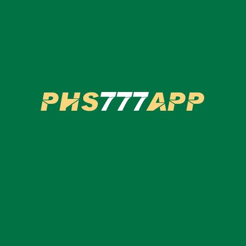 Logo da PHS777APP